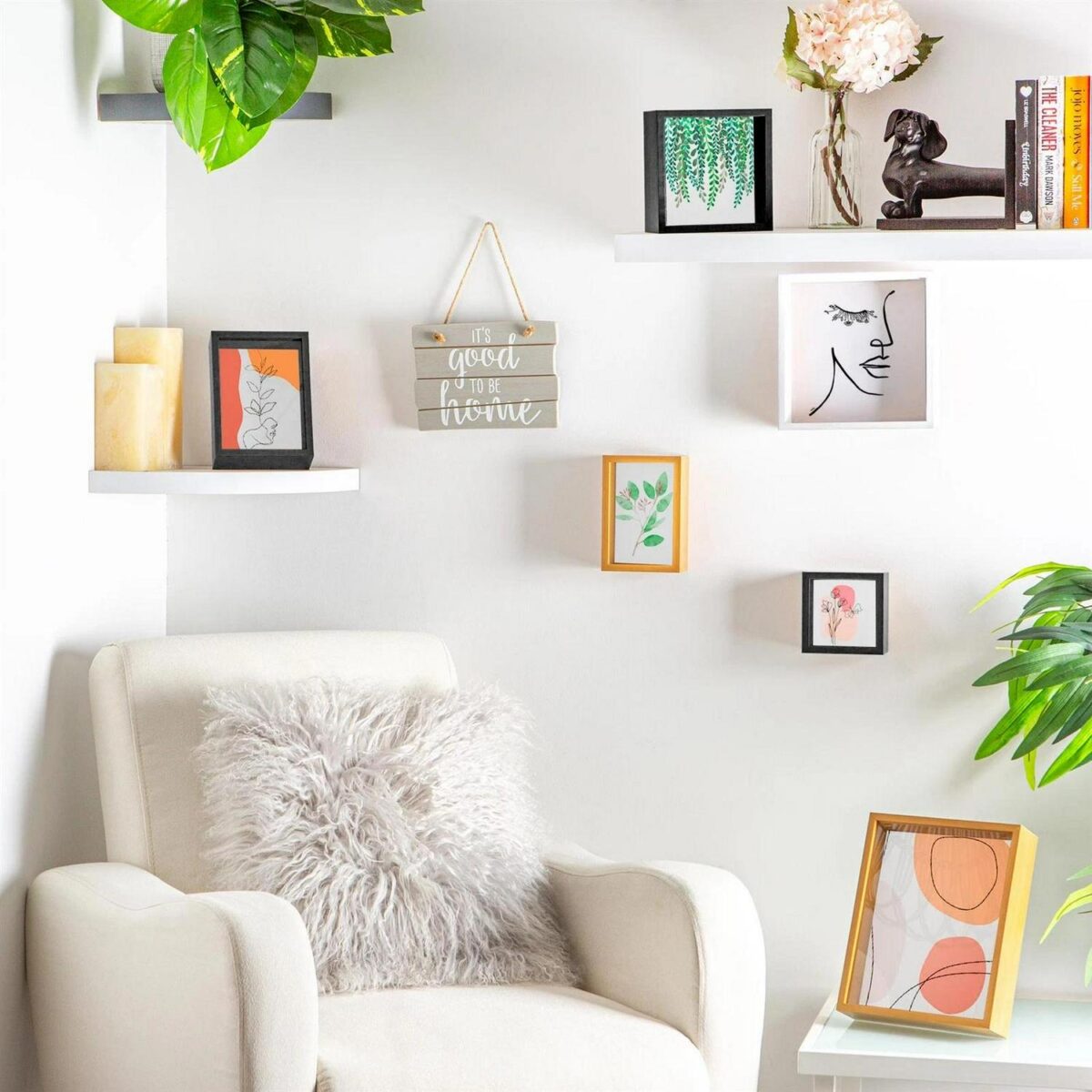 White 5  x 7  3D Deep Box Photo Frame Standing Hanging Craft Shadow Picture - Image 7