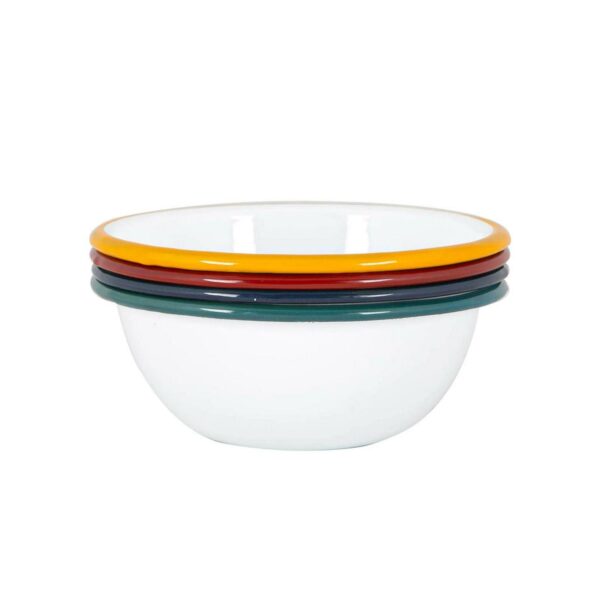 White Enamel Bowls M 42a121bad5b0eb13679ae34b2d88887a