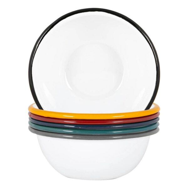 White Enamel Bowls M fb7fcb31e029318bf4d7f229fd377b9a