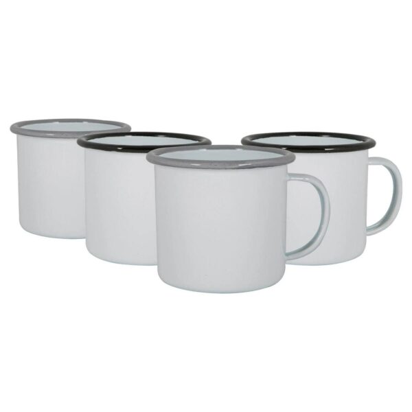 White Enamel Mugs Me 3ded332f263f19f5e558e4ebf25186cc
