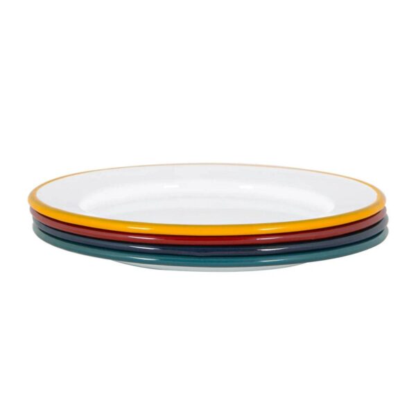 White Enamel Side Pl feeb8c41ddb6459d451cc2baca4fdacf