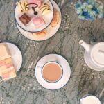 White Farmhouse Cake Stand Rustic Country Cottage Afternoon Tea Display 21cm - Image 6