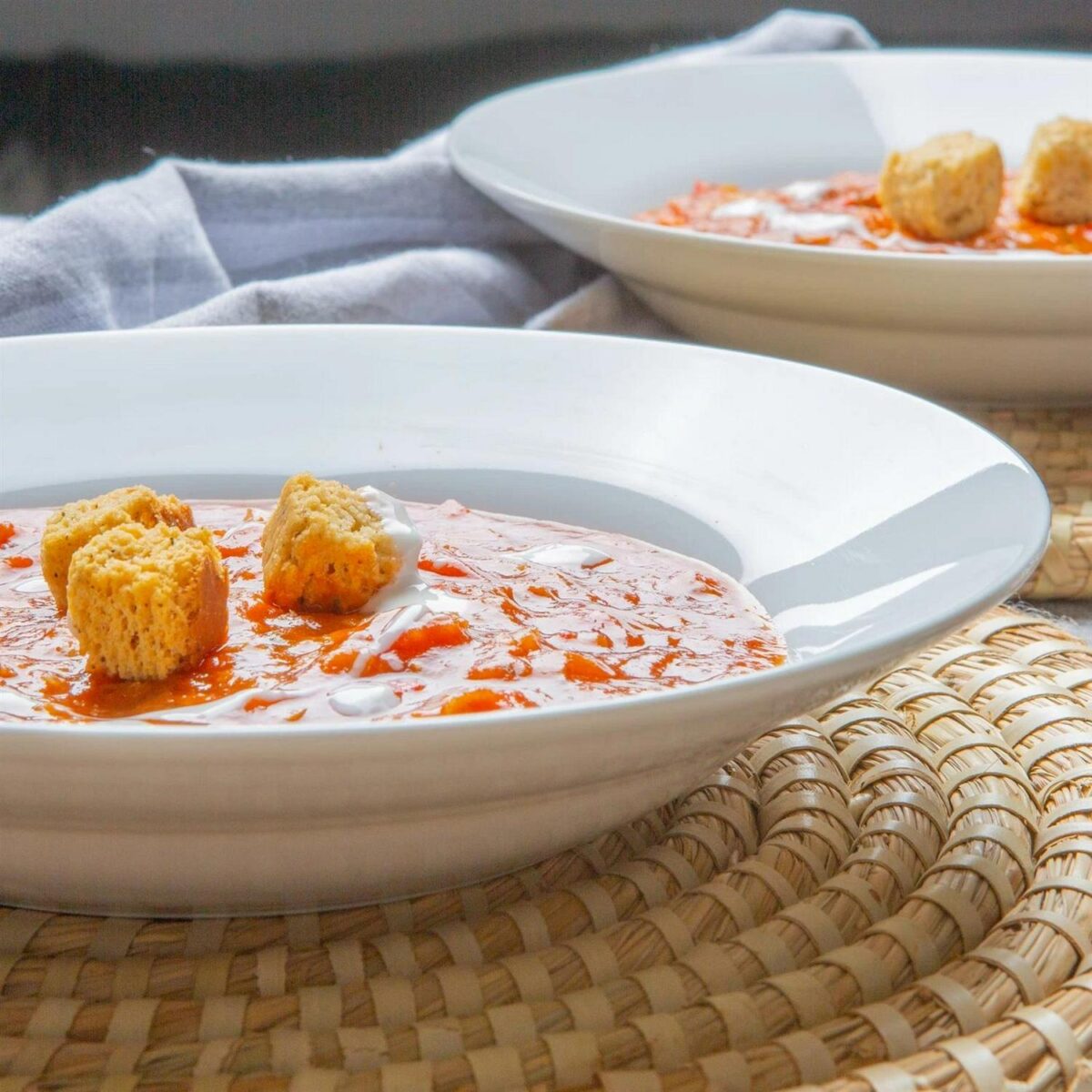 White Soup Pasta Cereal Bowls Wide Rimmed - 230mm (9 ) - x6 - Image 6
