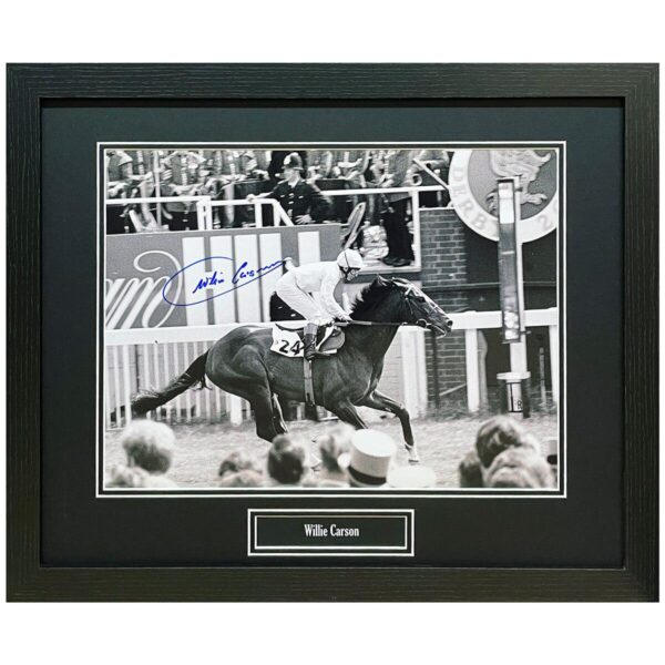 Willie Carson Signed 81191496a7e52ed9b1ed3267e4962860