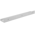Wooden Picture Ledge Wooden Wall Storage Living Room Bedroom Office 56cm White - Image 4