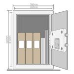 Yale 37 Litre Extra Large Fire Safe - Image 6