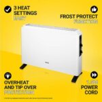 ZANUSSI ZCVH4004 Compact Portable Convector Heater - White - Image 9