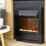 ZANUSSI ZEFIST1003B Wall Mounted Electric Fireplace - Black - Image 5