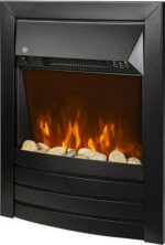 ZANUSSI ZEFIST1003B Wall Mounted Electric Fireplace - Black - Image 2