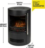 ZANUSSI ZEFSTV2001B Electric Fireplace - Black - Image 2