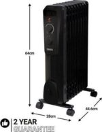 ZANUSSI ZOFR5004B Portable Oil-Filled Radiator - Black - Image 2