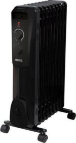 ZANUSSI ZOFR5004B Portable Oil-Filled Radiator - Black