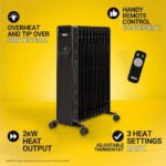ZANUSSI ZOFR5005B Portable Oil-Filled Radiator - Black - Image 5