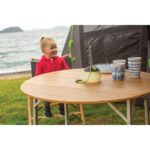 Zempire Kitpac Round V2 Bamboo Camping Table - Image 2