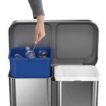 simplehuman 58L Dual Compartment Pedal Bin - Image 4