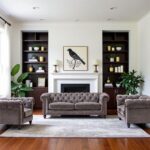 Allington 2 Seater Grey Fabric Chesterfield Sofa - Image 8