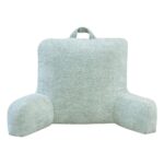 Ambrose Chenille Bedrest in Light Blue, 57 x 43 x 30 cm - Image 2