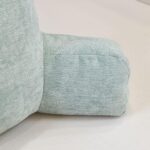 Ambrose Chenille Bedrest in Light Blue, 57 x 43 x 30 cm - Image 3