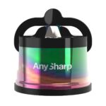 Anysharp Pro Metal Knife Sharpener with Suction, 2 Pack in Oil Slick - Image 2