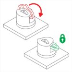 Anysharp Pro Metal Knife Sharpener with Suction, 2 Pack in Oil Slick - Image 4