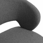 Bentley Designs Alisa Round Sintered Stone Dining Table + 4 Grey Chairs - Image 5
