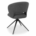 Bentley Designs Alisa Round Sintered Stone Dining Table + 4 Grey Chairs - Image 6