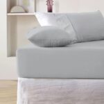 Boutique Living 400 Thread Count Egyptian Cotton 6 Piece Bed Set in Platinum, King - Image 3