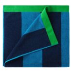 Colour Your Home Cabana Beach Towel 91 x 172 cm, Blue - Image 2