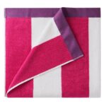 Colour Your Home Cabana Beach Towel 91 x 172 cm, Pink - Image 2