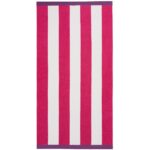 Colour Your Home Cabana Beach Towel 91 x 172 cm, Pink