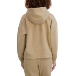 DKNY Sport Women's Fleece Hoodie in Beige - Image 4