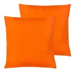 Furn Wrap Outdoor Cushion 2 Pack in Orange, 43 x 43 cm - Image 2