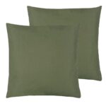 Furn Wrap Outdoor Cushion 2 Pack in Olive, 43 x 43 cm - Image 2