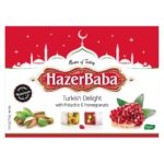 HazerBaba Turkish Delight Pistachio and Pomegranate, 750g