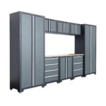 Hilka 24 Gauge Steel 9 Piece Cabinet Set - Image 2