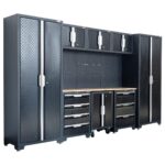 Hilka Garage Pro+ 24 Gauge Steel 9 Piece Cabinet Set - Image 2