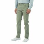 Jachs Men's Bull Denim Pant in Olive - Image 2