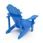 Leisure Line Adirondack Faux Wood Garden Chair in Blue - Image 8