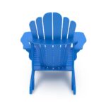 Leisure Line Adirondack Faux Wood Garden Chair in Blue - Image 5