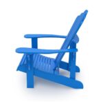 Leisure Line Adirondack Faux Wood Garden Chair in Blue - Image 7