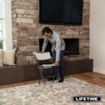 Lifetime Bypass Commercial Grade Folding Chairs, 4 Pack - Image 4