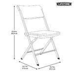 Lifetime Bypass Commercial Grade Folding Chairs, 4 Pack - Image 2