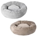 Mighty Paws Oval Faux Fur Pet Bed, 75cm x 24cm in 2 Options
