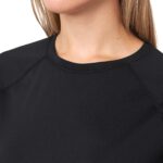 Mondetta Women's Raglan Active Tee in Black - Image 3