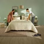 Panda Signature+ Bamboo Lyocell 320 Thread Count Bedding Set in 4 Sizes, Cream - Image 2