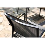 Pro Loisirs Ferrone 7 Piece Triangular Sling Dining Patio Set - Image 6