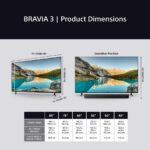 Sony Bravia 3 K55S38BP 55 inch 4K Ultras HD Smart TV - Image 2