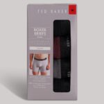 Ted Baker Men's Boxer Shorts, 4 Pack in Grey - Image 2