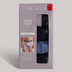 Ted Baker Men's Boxer Shorts, 4 Pack in Navy - Image 2