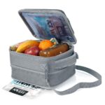 Titan Fridge Cold, Crush Resistant Lunch Pack with 2 Ice Walls in Grey - Image 4